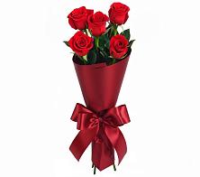 Букет 5 Красных роз Эдлесс Лав в Дубки Одинцовского района