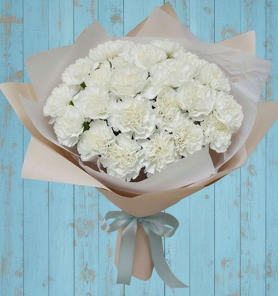 Букет цветов из: Гвоздики в Дубки Одинцовского района