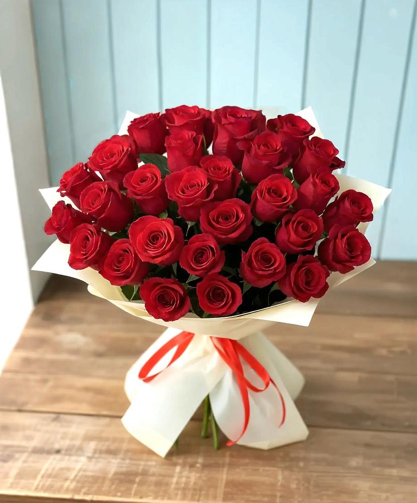Букет 29 Красных роз в Дубки Одинцовского района