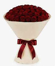 Букет 101 Бордовая роза Блэк Бакарра в Дубки Одинцовского района