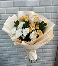 Букет цветов из:  Розы и Хризантемы #REPLACE_PRED# Дубки Одинцовского района