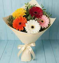 Букет цветов из:  Герберы #REPLACE_PRED# Дубки Одинцовского района