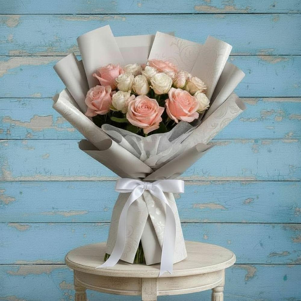 Букет цветов из: Розы в Дубки Одинцовского района