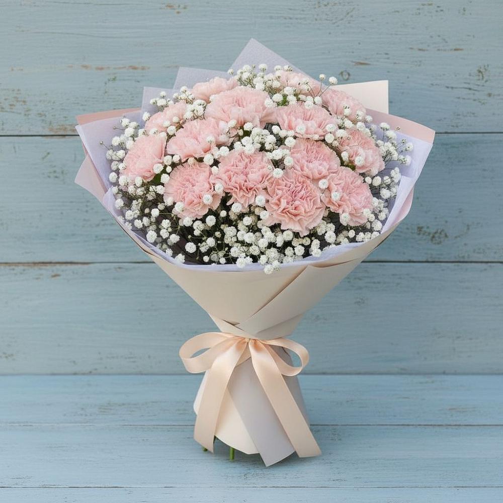 Букет цветов из: Гвоздики в Дубки Одинцовского района