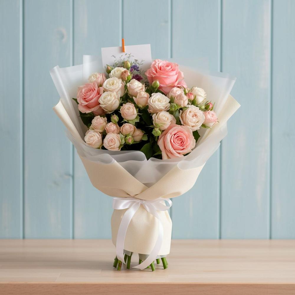 Букет цветов из: Розы в Дубки Одинцовского района