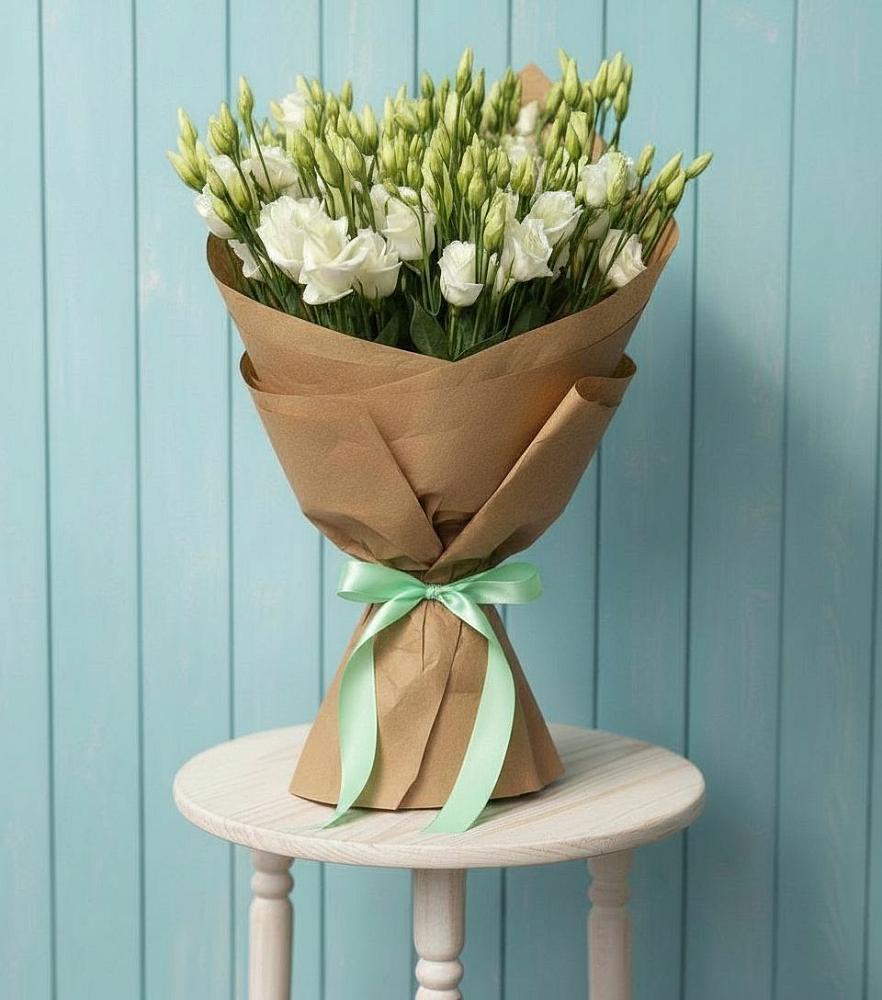 Букет цветов из: Лизиантусы в Дубки Одинцовского района