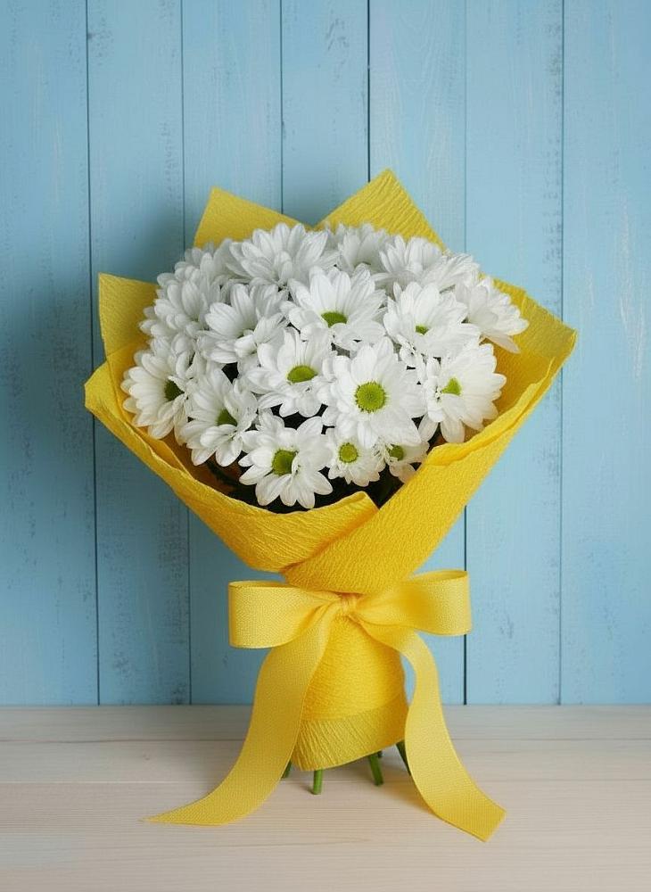 Букет цветов из: Хризантемы в Дубки Одинцовского района