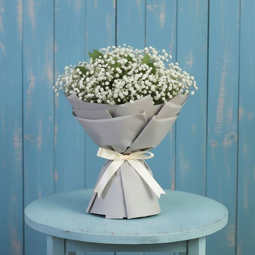 Букет цветов из: Гипсофила в Дубки Одинцовского района