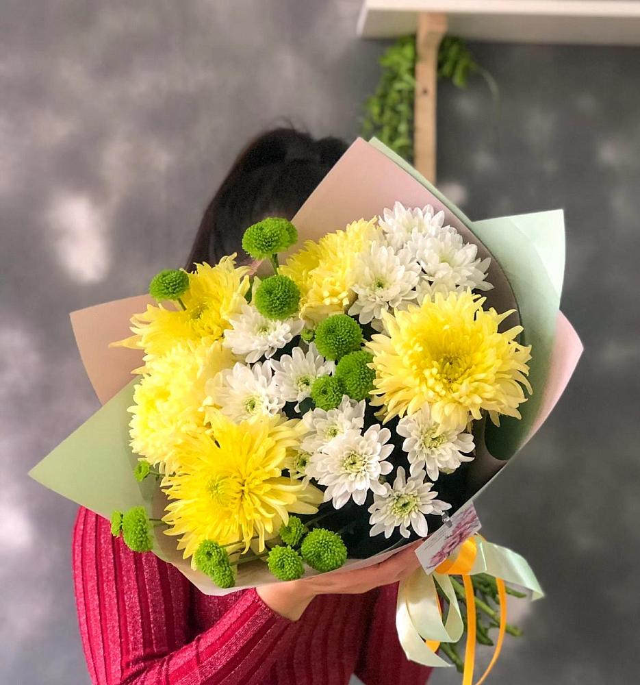 Букет цветов из: Хризантемы в Дубки Одинцовского района