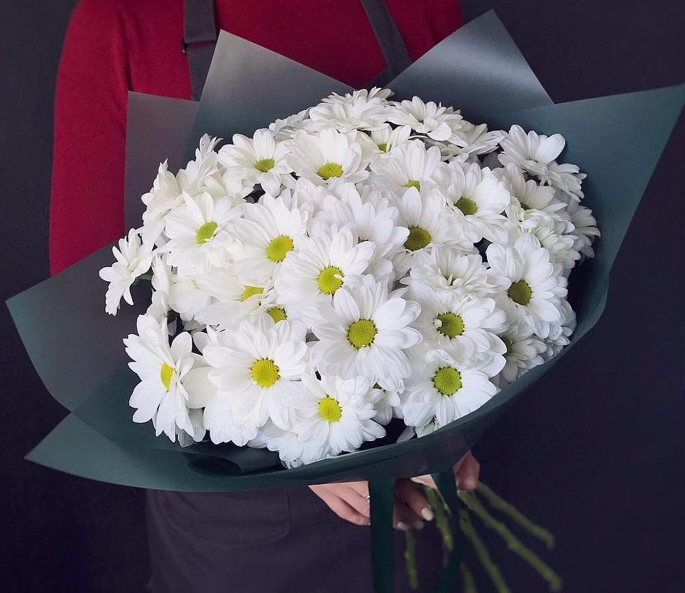 Букет белые хризантемы в Дубки Одинцовского района Букет цветов из: Хризантемы в Дубки Одинцовского района