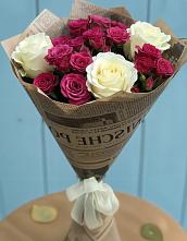 Букет цветов из:  Розы #REPLACE_PRED# Дубки Одинцовского района