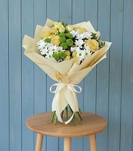 Букет цветов из:  Хризантемы и Розы #REPLACE_PRED# Дубки Одинцовского района