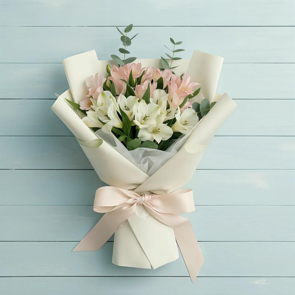 Букет цветов из: Альстромерии в Дубки Одинцовского района