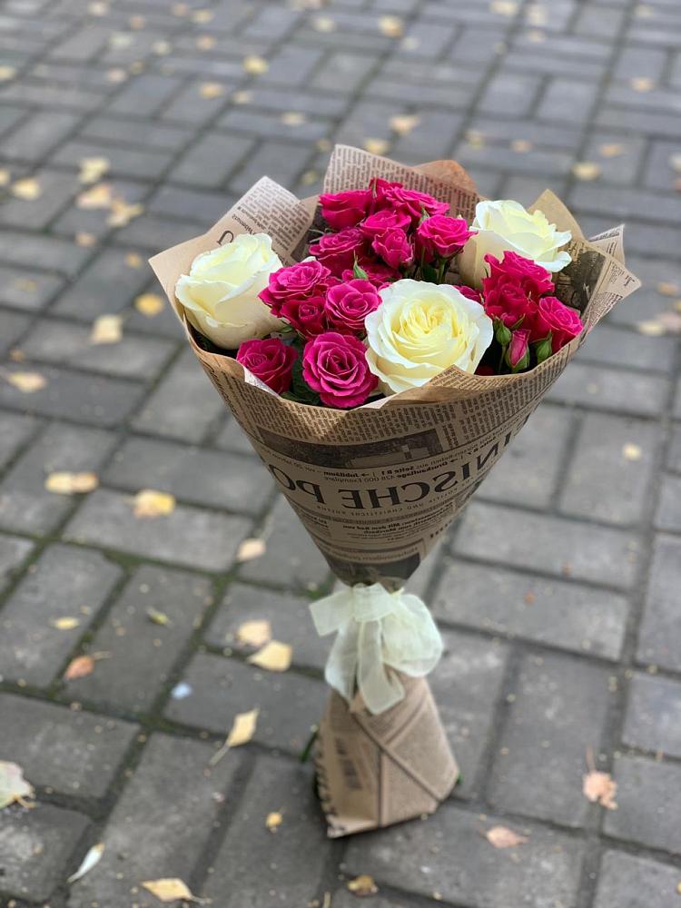 Букет цветов из: Розы в Дубки Одинцовского района