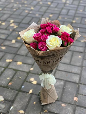 Букет цветов из: Розы в Дубки Одинцовского района
