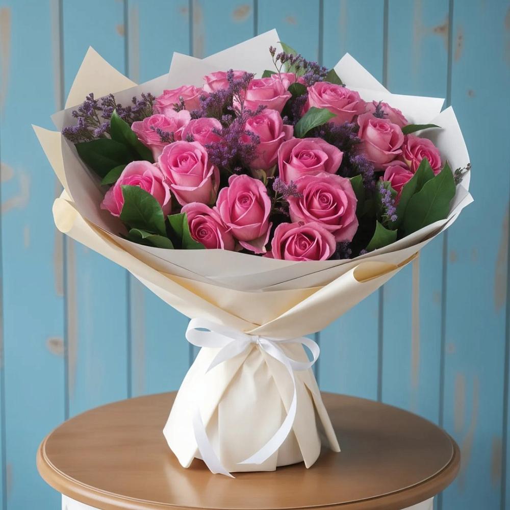 Букет цветов из: Розы в Дубки Одинцовского района