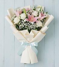 Букет цветов из:  Лилии в Дубки Одинцовского района