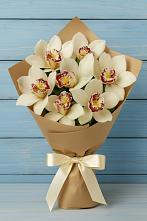 Букет цветов из:  Орхидеи и Розы в Дубки Одинцовского района